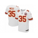 Men's Nike Kansas City Chiefs #35 Charcandrick West Elite White NFL Jersey