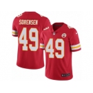 Men's Nike Kansas City Chiefs #49 Daniel Sorensen Elite Red Rush NFL Jersey