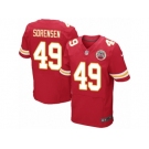 Men's Nike Kansas City Chiefs #49 Daniel Sorensen Elite Red Team Color NFL Jersey