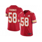 Men's Nike Kansas City Chiefs #58 Derrick Thomas Elite Red Rush NFL Jersey