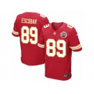 Men's Nike Kansas City Chiefs #89 Gavin Escobar Elite Red Team Color NFL Jersey