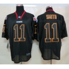 nike nfl jerseys kansas city chiefs #11 smith black[Elite lights out]