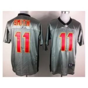 nike nfl jerseys kansas city chiefs #11 smith grey[Elite shadow]