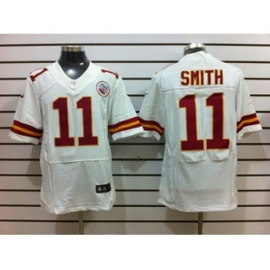 nike nfl jerseys kansas city chiefs #11 smith white[Elite]