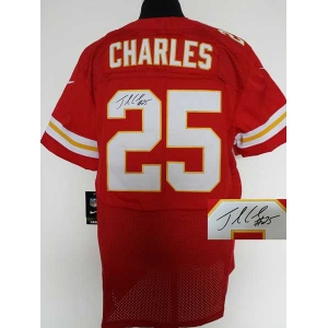 nike nfl jerseys kansas city chiefs #25 charles red[Elite signature]