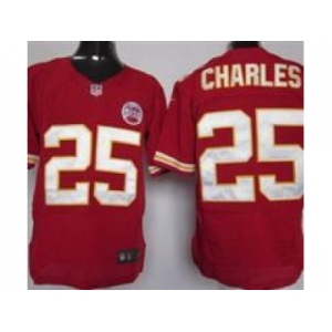 nike nfl jerseys kansas city chiefs #25 charles red[elite]
