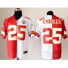 nike nfl jerseys kansas city chiefs #25 charles white-red[Elite split]