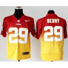 nike nfl jerseys kansas city chiefs #29 berry white-yellow[Elite drift fashion][second version]