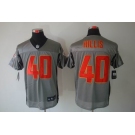 nike nfl jerseys kansas city chiefs #40 hillis grey[Elite shadow]