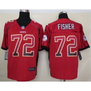 nike nfl jerseys kansas city chiefs #72 fisher red[Elite drift fashion]