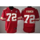 nike nfl jerseys kansas city chiefs #72 fisher red[Elite]