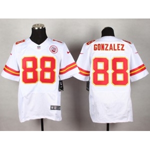 nike nfl jerseys kansas city chiefs #88 gonzalez white[Elite]