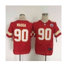 nike nfl jerseys kansas city chiefs #90 mauga red[Elite][mauga]