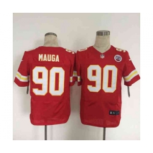 nike nfl jerseys kansas city chiefs #90 mauga red[Elite][mauga]
