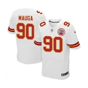 nike nfl jerseys kansas city chiefs #90 mauga white[Elite][mauga]