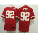 nike nfl jerseys kansas city chiefs #92 poe red[Elite]