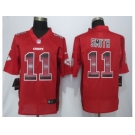 2015 new nike kansas city chiefs #11 smith red strobe jerseys[limited]