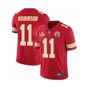 Kansas City Chiefs #11 Demarcus Robinson Red 2021 Super Bowl LV Jersey