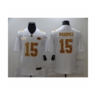 Kansas City Chiefs #15 Patrick Mahomes White Leopard Super Bowl LV Jersey