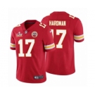 Kansas City Chiefs #17 Mecole Hardman Red 2021 Super Bowl LV Jersey