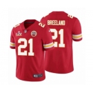 Kansas City Chiefs #21 Bashaud Breeland Red 2021 Super Bowl LV Jersey