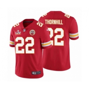 Kansas City Chiefs #22 Juan Thornhill Red 2021 Super Bowl LV Jersey