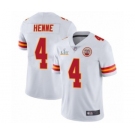 Kansas City Chiefs #4 Chad Henne White 2021 Super Bowl LV Jersey