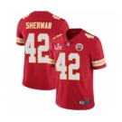 Kansas City Chiefs #42 Anthony Sherman Red 2021 Super Bowl LV Jersey