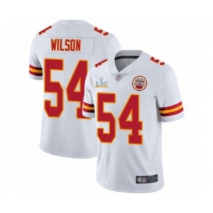 Kansas City Chiefs #54 Damien Wilson White 2021 Super Bowl LV Jersey