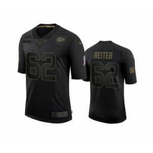 Kansas City Chiefs #62 Austin Reiter Black 2020 Salute To Service Limited Jersey