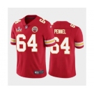 Kansas City Chiefs #64 Mike Pennel Red 2021 Super Bowl LV Jersey