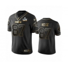 Kansas City Chiefs #87 Travis Kelce Black Golden Super Bowl LV Jersey