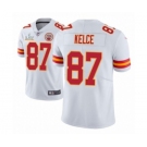 Kansas City Chiefs #87 Travis Kelce White 2021 Super Bowl LV Jersey