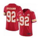 Kansas City Chiefs #92 Tanoh Kpassagnon Red 2021 Super Bowl LV Jersey