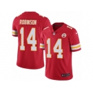 Men Nike Kansas City Chiefs #14 Demarcus Robinson Red Team Color Vapor Untouchable Limited Player NFL Jersey