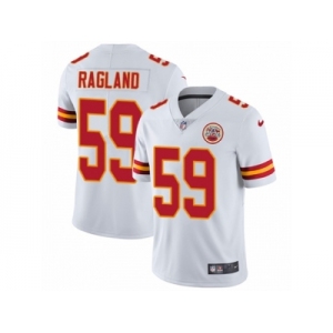 Men Nike Kansas City Chiefs #59 Reggie Ragland White Vapor Untouchable Limited Player NFL Jersey