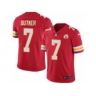 Men Nike Kansas City Chiefs #7 Harrison Butker Red Team Color Vapor Untouchable Limited Player NFL Jersey