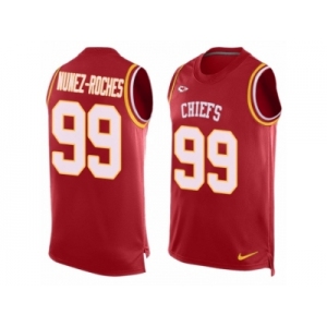 Men Nike Kansas City Chiefs #99 Rakeem Nunez-Roches Limited Red Player Name & Number Tank Top NFL Jersey