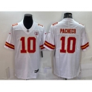 Men's Kansas City Chiefs #10 Isiah Pacheco White 2022 Vapor Untouchable Stitched NFL Nike Limited Jersey