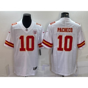 Men's Kansas City Chiefs #10 Isiah Pacheco White 2022 Vapor Untouchable Stitched NFL Nike Limited Jersey