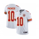 Men's Kansas City Chiefs #10 Isiah Pacheco White Vapor Untouchable Limited Stitched Football Jersey