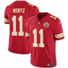 Men’s Kansas City Chiefs #11 Carson Wentz Red Vapor Untouchable Limited Football Stitched Jersey