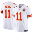 Men’s Kansas City Chiefs #11 Carson Wentz White 2023 F.U.S.E Vapor Untouchable Limited Football Stitched Jersey