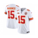 Men’s Kansas City Chiefs #15 Patrick Mahomes White 2023 F.U.S.E. With NKH Patch Vapor Untouchable Limited Football Stitched Jersey