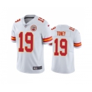 Men's Kansas City Chiefs #19 Kadarius Toney White Vapor Untouchable Limited Stitched Football Jersey