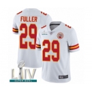 Men's Kansas City Chiefs #29 Kendall Fuller White Vapor Untouchable Limited Player Super Bowl LIV Bound Football Jersey