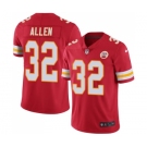 Men's Kansas City Chiefs #32 Marcus Allen Red Team Color Vapor Untouchable Limited Player Football Jersey