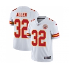 Men's Kansas City Chiefs #32 Marcus Allen White Vapor Untouchable Limited Player Football Jersey