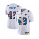 Men's Kansas City Chiefs #49 Daniel Sorensen White Multi-Color 2020 Football Crucial Catch Limited Football Jersey