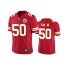 Men's Kansas City Chiefs #50 Willie Gay Jr. Red Vapor Untouchable Limited Stitched Football Jersey